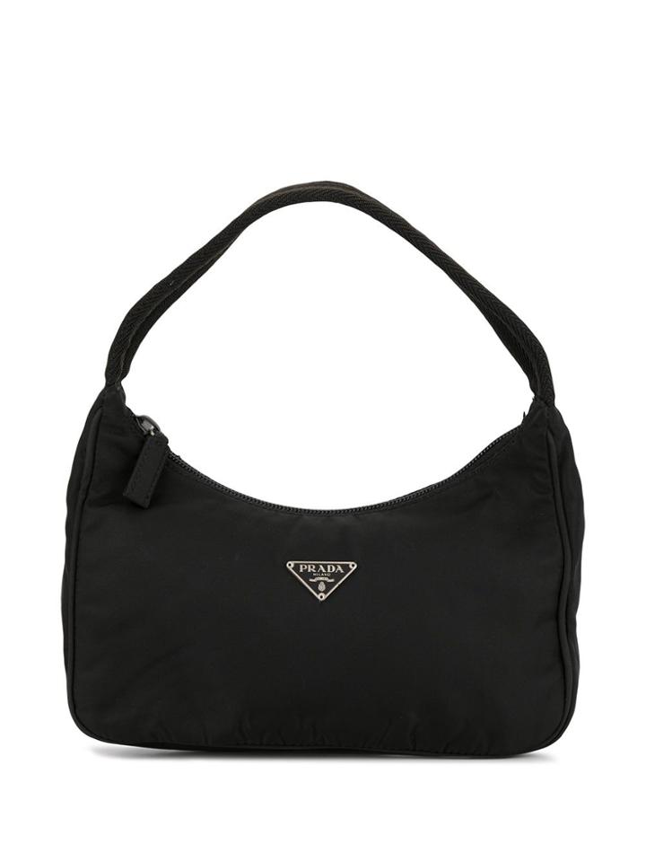 Prada Pre-owned Logo Top Handle Bag - Black