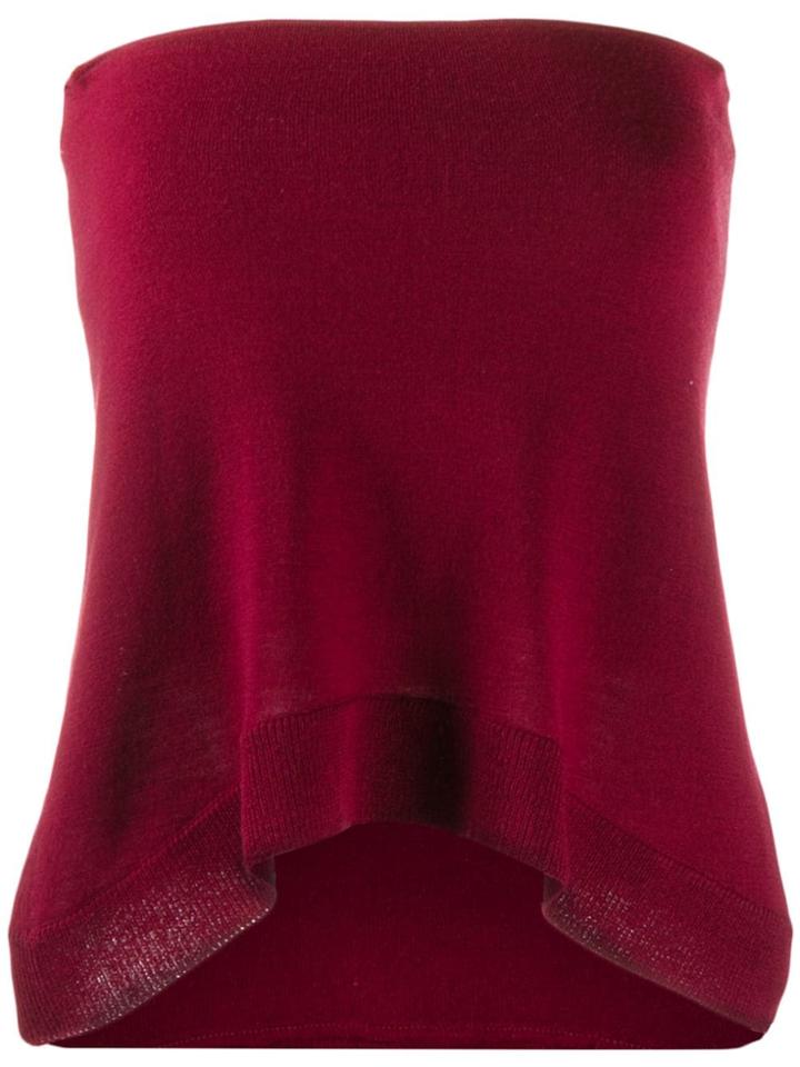 Maison Martin Margiela Pre-owned 2000's Strapless Shirt - Red