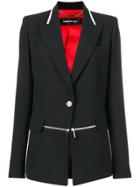Barbara Bui Zip Detail Blazer - Black