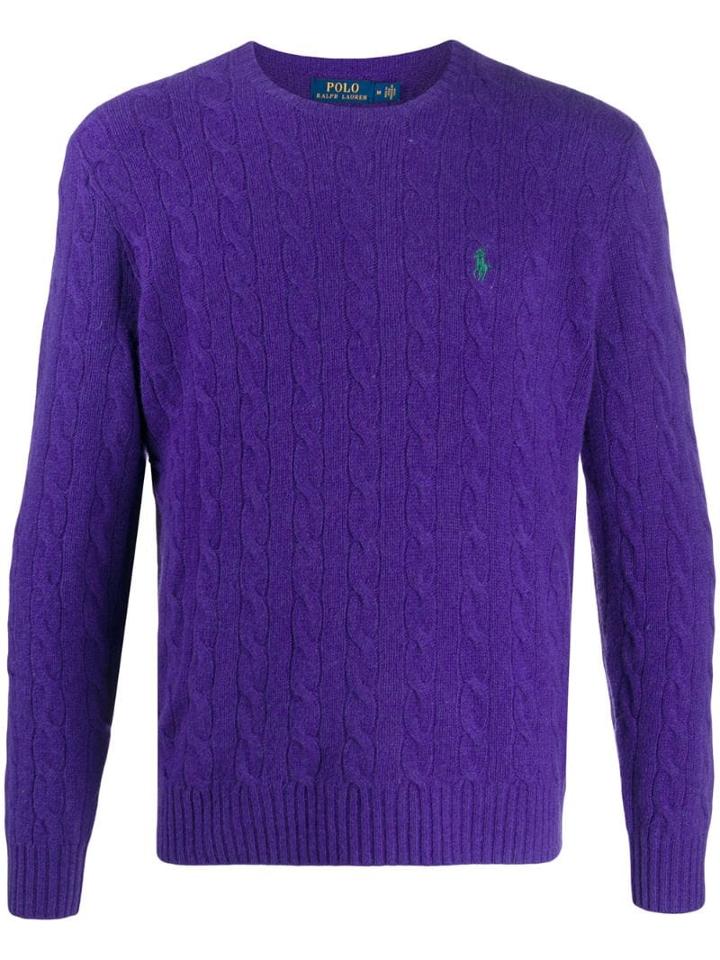 Polo Ralph Lauren Wool Cable Knit Jumper - Green