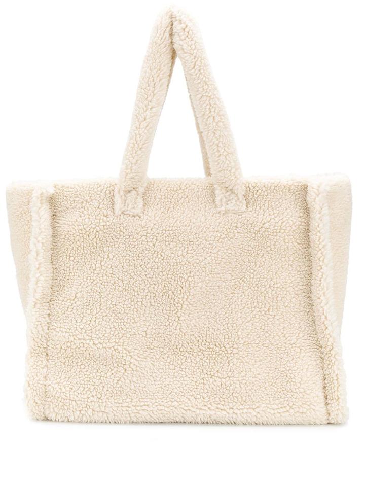 Stand Studio Lola Faux-shearling Tote Bag - Neutrals