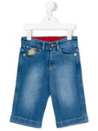 Billionaire Kids - Embroidered Jeans - Kids - Cotton/spandex/elastane - 12 Yrs, Boy's, Blue