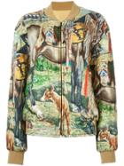 Hermès Vintage Reversible Bomber Jacket - Multicolour