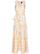 Paper London Check-print Maxi Dress - Multicolour