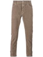 Closed Corduroy Tapered Trousers, Men's, Size: 33, Nude/neutrals, Cotton/spandex/elastane