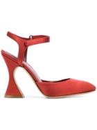 Sies Marjan Sculpted Heel Pumps - Red