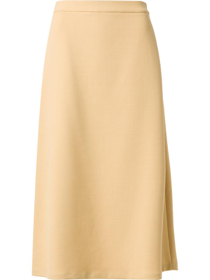 Talie Nk Midi Skirt, Women's, Size: 40, Yellow/orange, Polyester/spandex/elastane/viscose