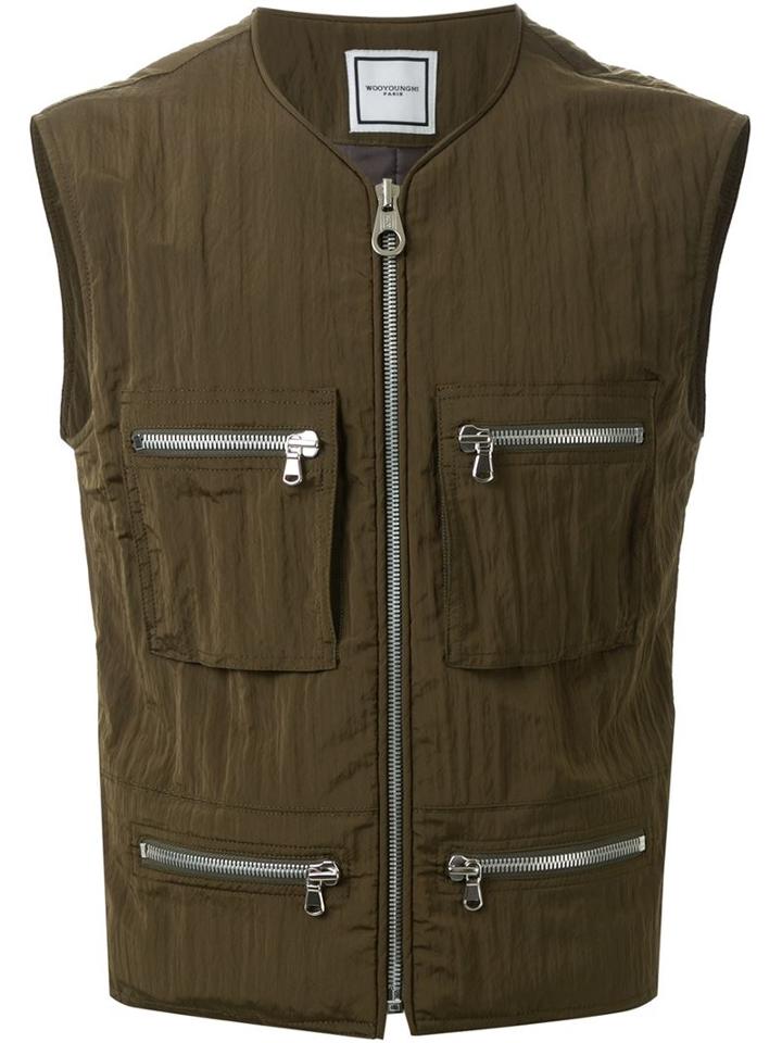 Wooyoungmi Creased Cargo Gilet