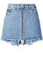 Diesel Denim Shorts With Skirt Effect - Blue