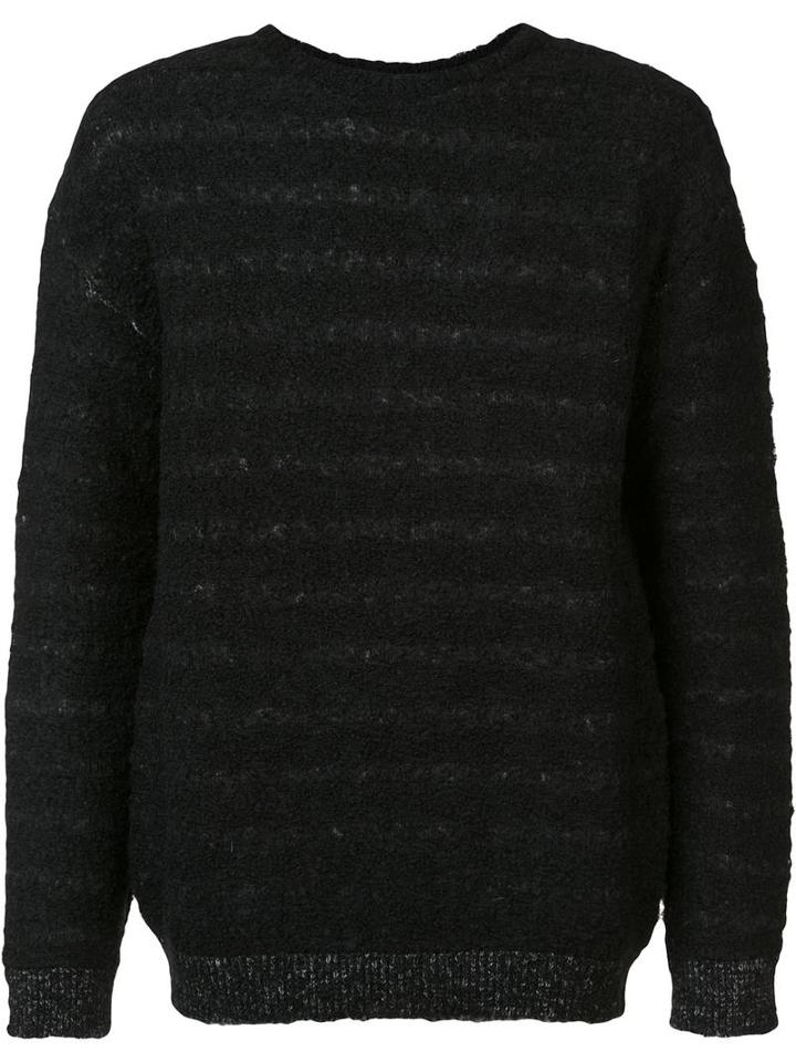 John Elliott Float Knit Jumper, Men's, Size: Xl, Black, Nylon/alpaca