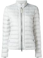 Woolrich Banded Collar Zipped Jacket, Women's, Size: Large, Grey, Polyamide/feather Down