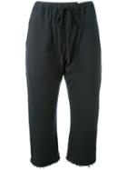 R13 Drawstring Track Pants, Women's, Size: Small, Grey, Cotton