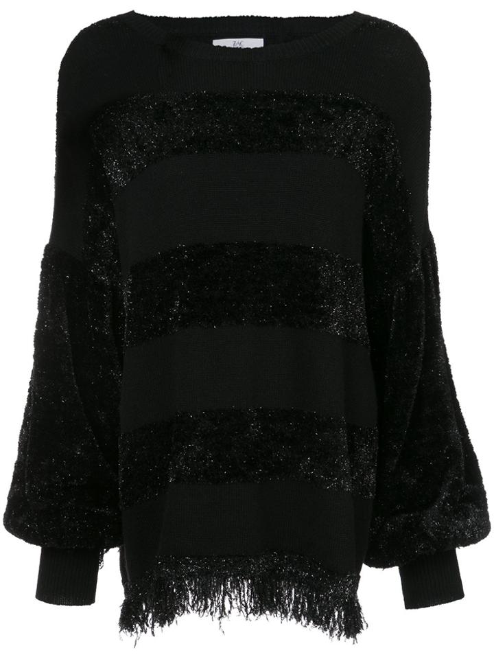 Zac Zac Posen Cooper Dropped Shoulder Jumper - Black