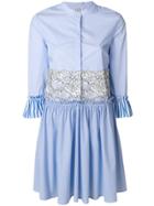 Twin-set Lace Shirt Dress - Blue