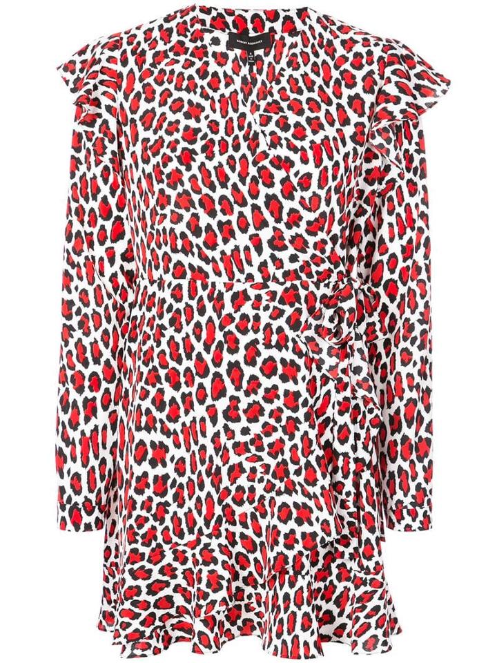 Robert Rodriguez Studio Lena Wrap Dress - Red