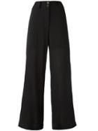 Lost & Found Ria Dunn Wide Leg Pants, Women's, Size: Small, Black, Cotton/virgin Wool