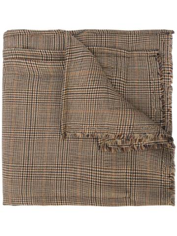 Camiel Fortgens Check Scarf - Neutrals