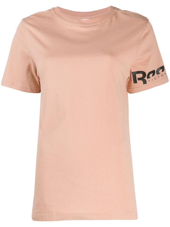 Reebok X Victoria Beckham X Victoria Beckham Logo T-shirt - Neutrals