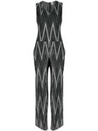 M Missoni Zig-zag Print Jumpsuit - Black