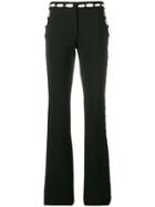 Moschino Contrast Print Trousers - Black