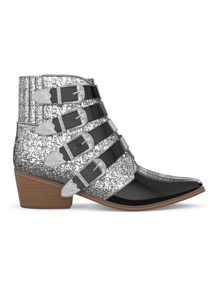 Toga Pulla Aj006 Boots - Silver