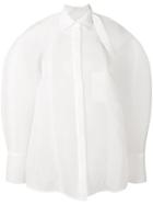 Peter Do Billowing Structured Sleeve Shirt - White