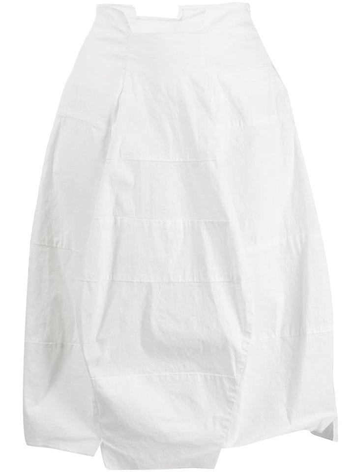Rundholz A-line Paperbag Skirt - White