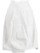 Rundholz A-line Paperbag Skirt - White