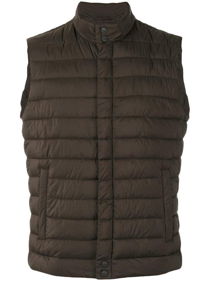 Herno - Gilet Jacket - Men - Polyamide/polyurethane - 54, Brown, Polyamide/polyurethane