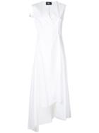 Yang Li Asymmetric Crossover Dress - White