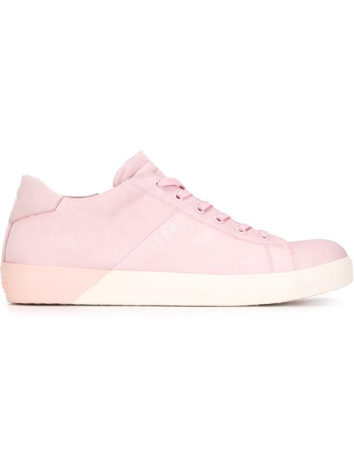 Leather Crown Panelled Low-top Sneakers