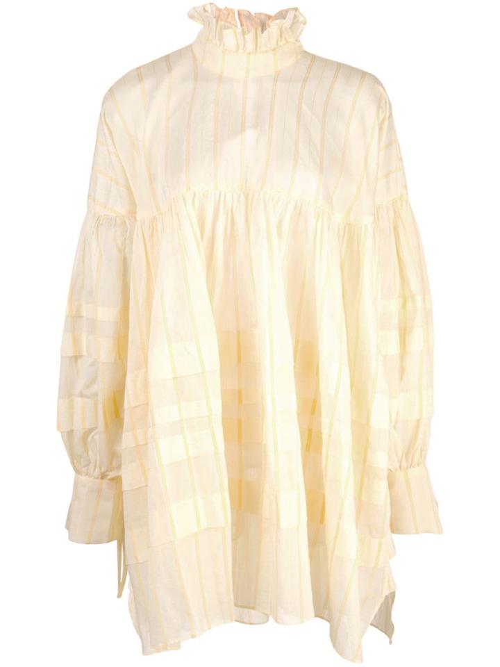 Cecilie Bahnsen Albertte Shirt Dress - Yellow