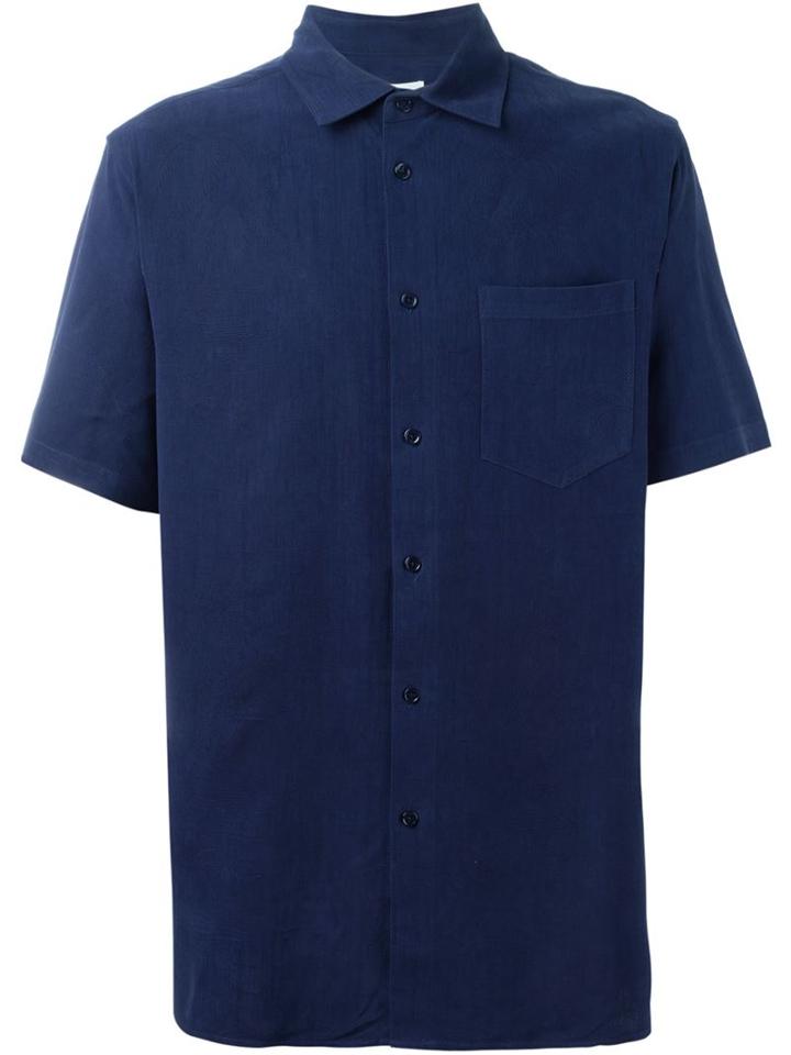 Soulland Carljohan Shirt, Men's, Size: S, Blue, Silk
