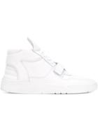 Filling Pieces Velcro Fastening Sneakers, Men's, Size: 42, White, Leather/rubber