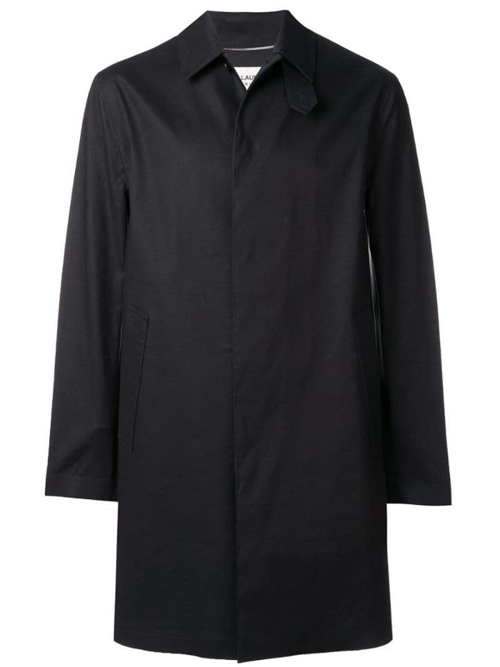 Saint Laurent Classic Trench Mac - Black