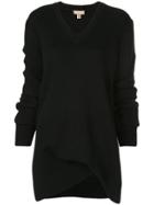 Michael Kors Collection Asymmetric Sweater - Black