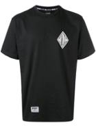 Ktz - Geometric Printed T-shirt - Unisex - Cotton - L, Black, Cotton