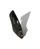 Fashion Concierge Vip Hangisiflat Black Glitter Fabric Jewel Buckle