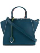 Fendi - '3jours' Tote - Women - Leather - One Size, Blue, Leather