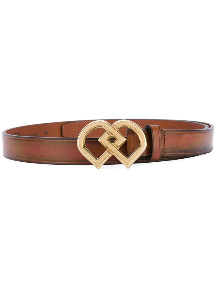 Dsquared2 - Dd Buckled Belt - Men - Leather - 100, Brown, Leather
