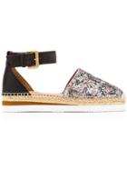 See By Chloé Ankle Strap Sandals - Silver