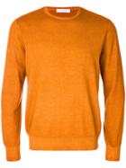 Cruciani Crew Neck Pullover - Yellow & Orange