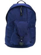 Cp Company Lens Zipped Backpack - Blue