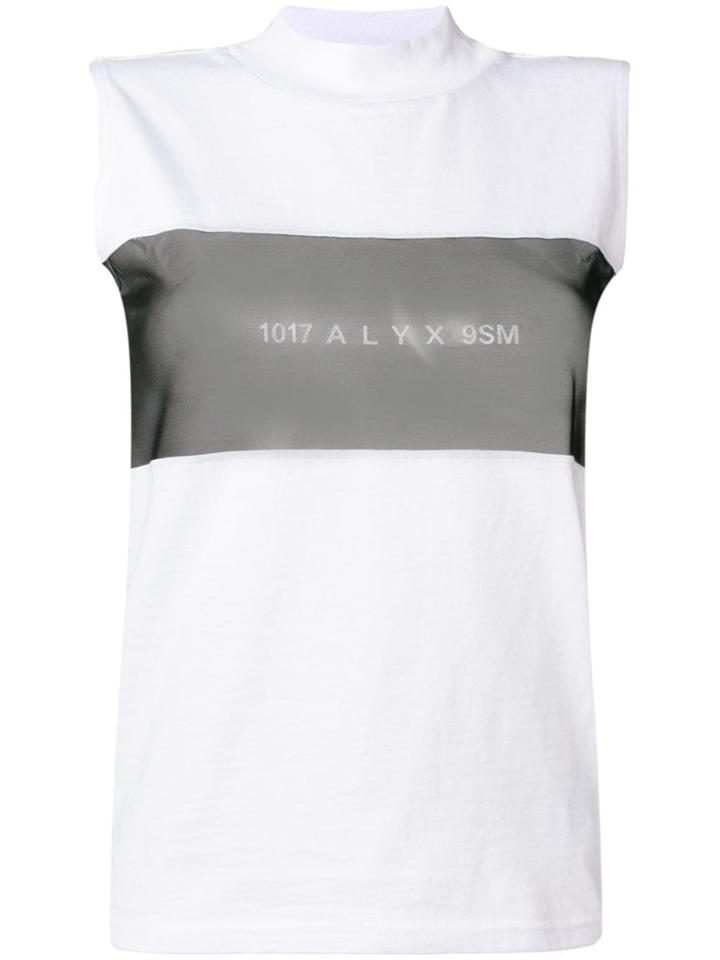 1017 Alyx 9sm Sheer Logo-panel Top - White
