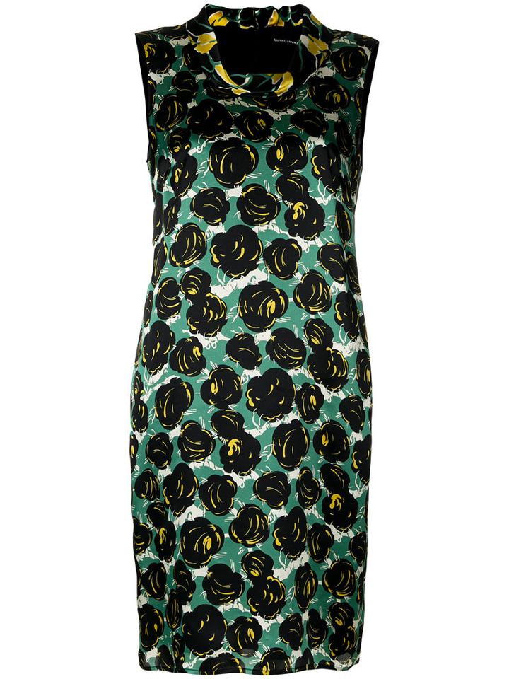 Luisa Cerano - Rose (pink) Printed Shift Dress - Women - Silk/polyester/modal - 42, Silk/polyester/modal