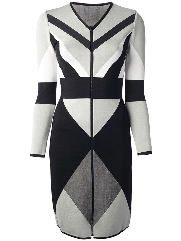 Octavio Pizarro Tricolour Dress