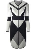 Octavio Pizarro Tricolour Dress