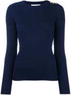 Ash 'good Navy' Pullover, Women's, Size: Medium, Blue, Nylon/modal/cashmere/wool