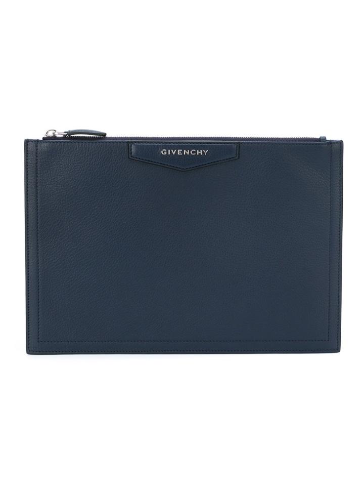 Givenchy Medium 'antigona' Pouch - Blue