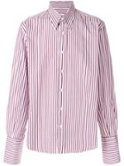 Yves Saint Laurent Vintage Striped Shirt - Pink & Purple